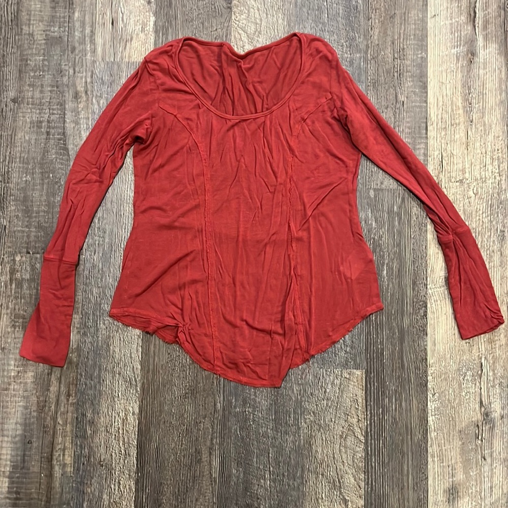 Burt orange long sleeve
